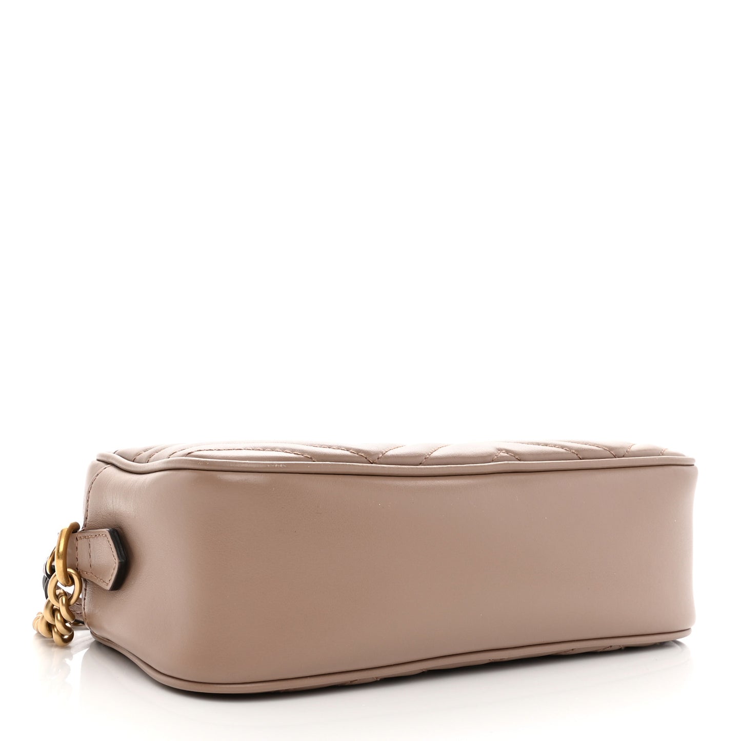 Calfskin Matelasse Small GG Marmont Chain Shoulder Bag Porcelain Rose