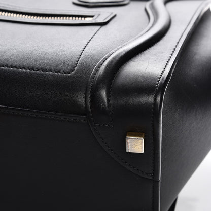 Celine Smooth Calfskin Micro Luggage Black 14 of 16