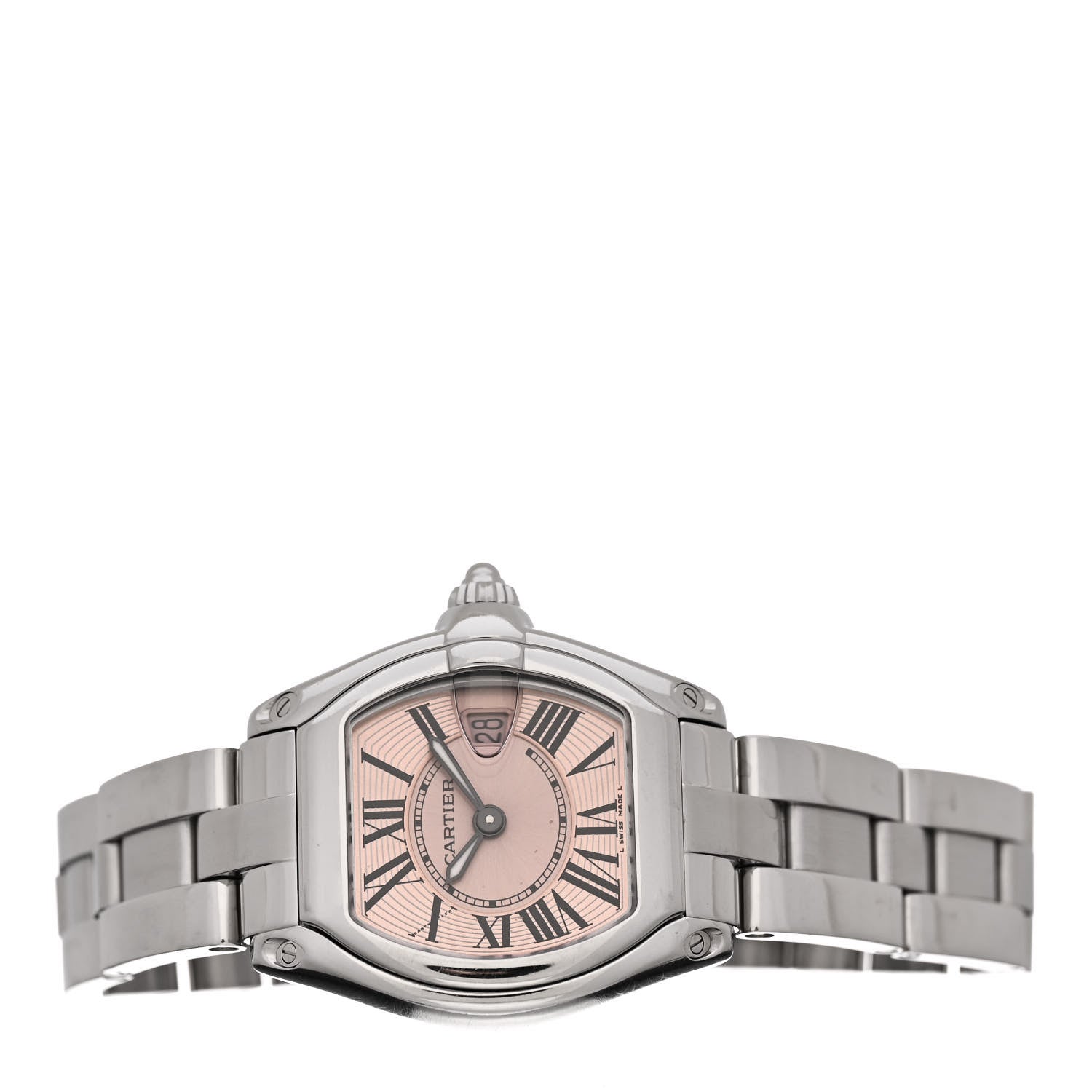 Cartier Stainless Steel 31mm Roadster Quartz Watch Pink 2 of 4