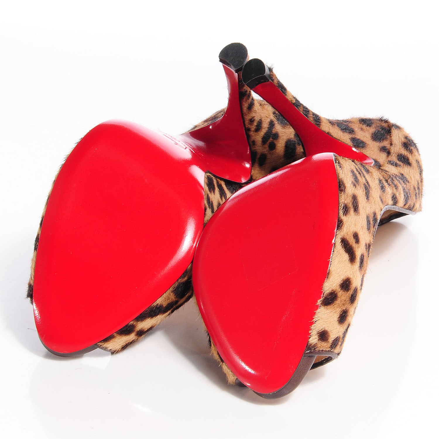 Christian Louboutin Calf Hair Cheetah Print Maryl 120 Pumps 37.5 6 of 7