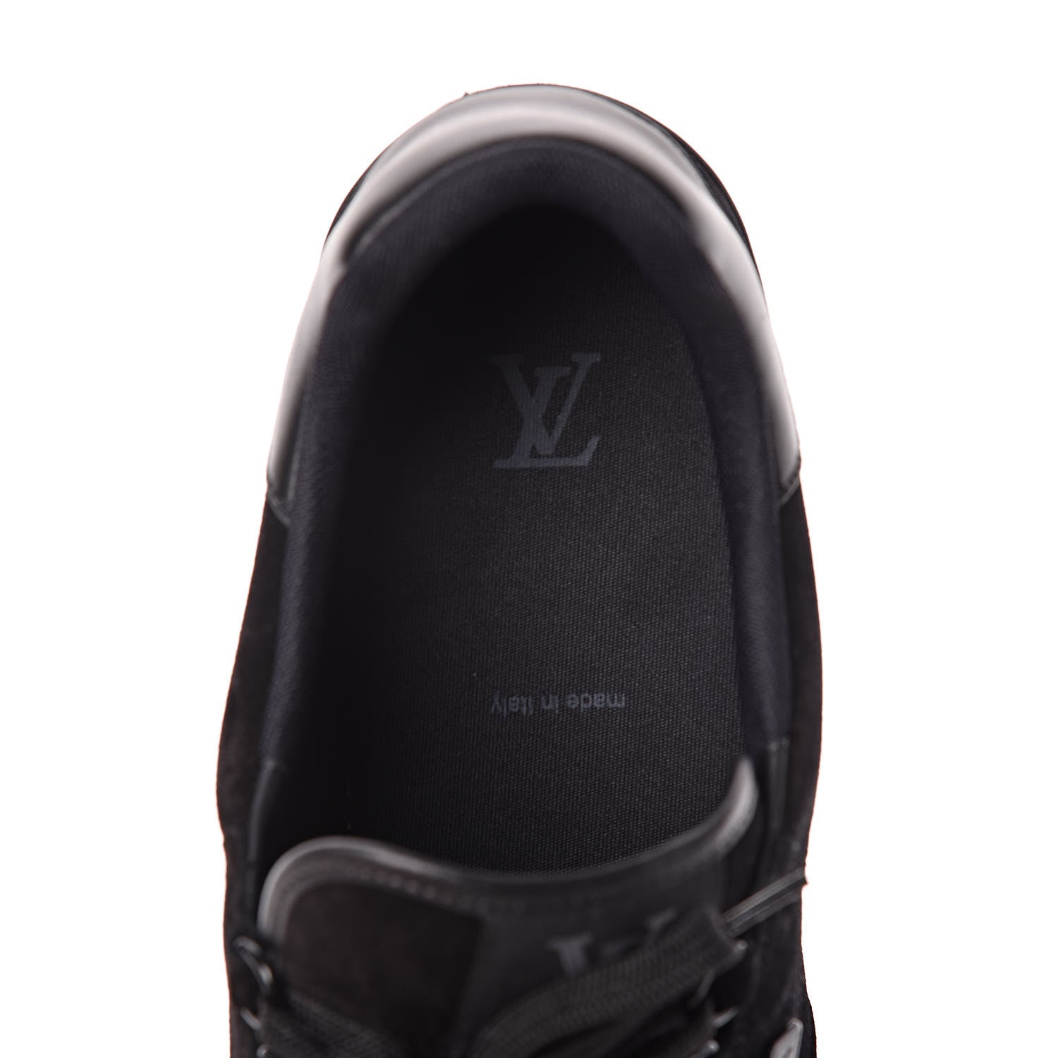 Louis Vuitton Suede Uniform Sneakers 10.5 Black 6 of 7