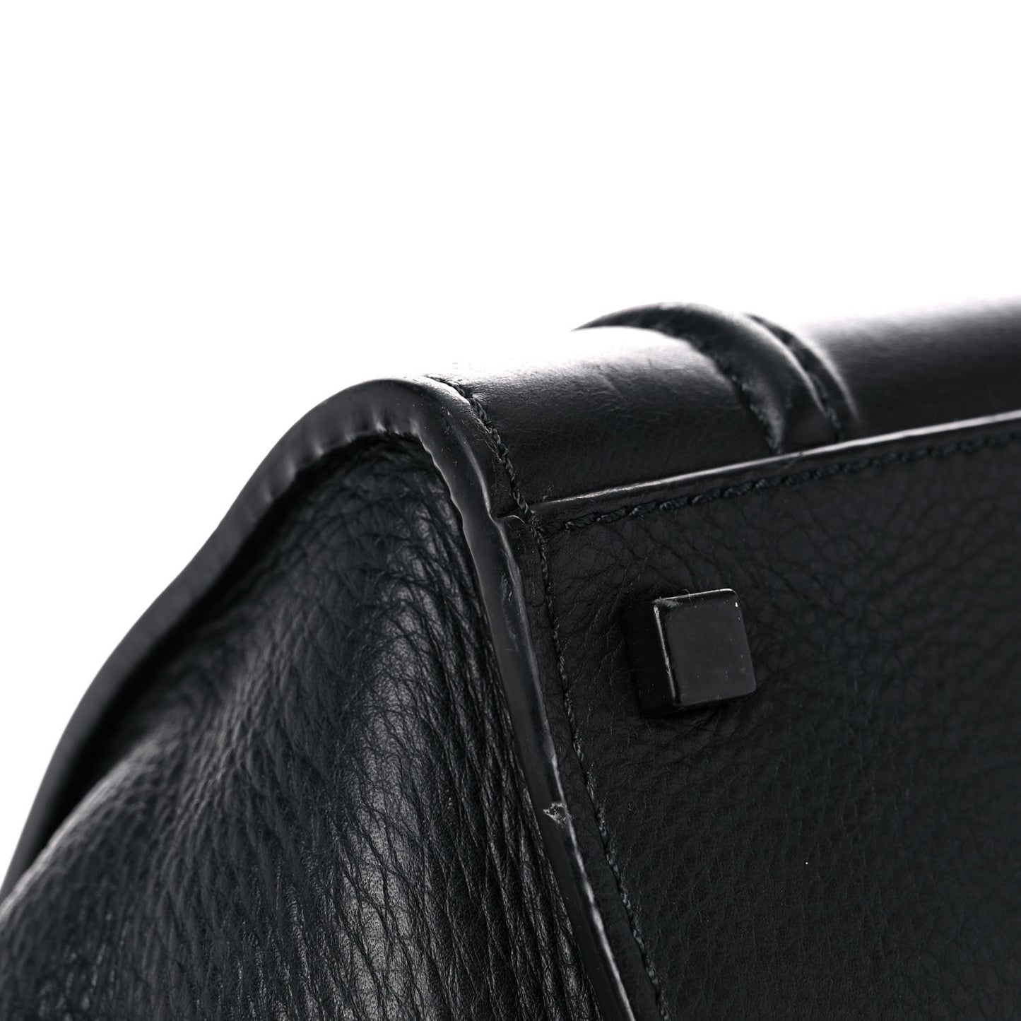 Supple Calfskin Medium Phantom Luggage Black