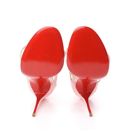 Christian Louboutin Patent Atonana 100 Sandals 38 Pompadour 5 of 8