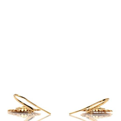 Louis Vuitton Brass Vendome Drop Earrings Gold 3 of 4