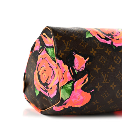 Louis Vuitton Monogram Roses Speedy 30 9 of 10