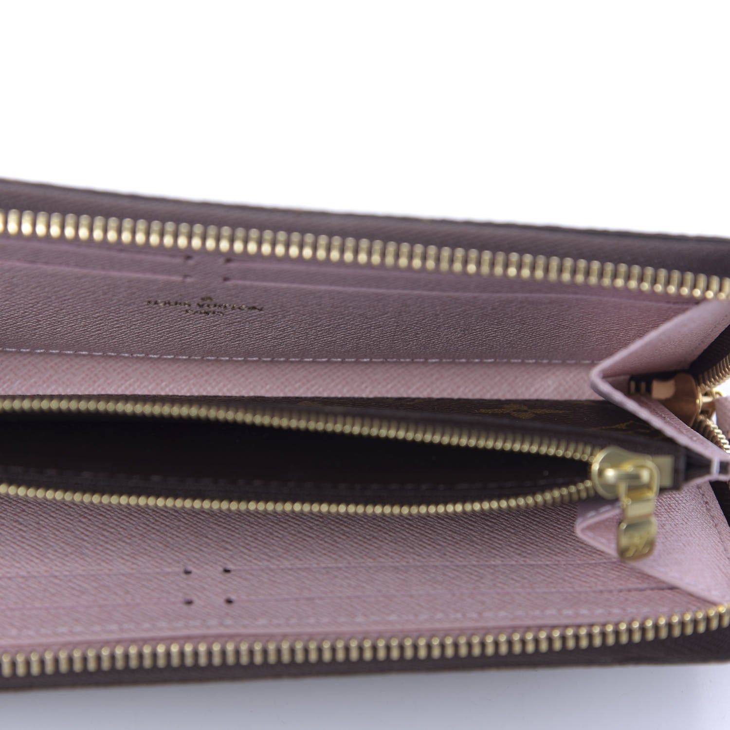 Louis Vuitton Monogram Clemence Wallet Rose Ballerine 5 of 9