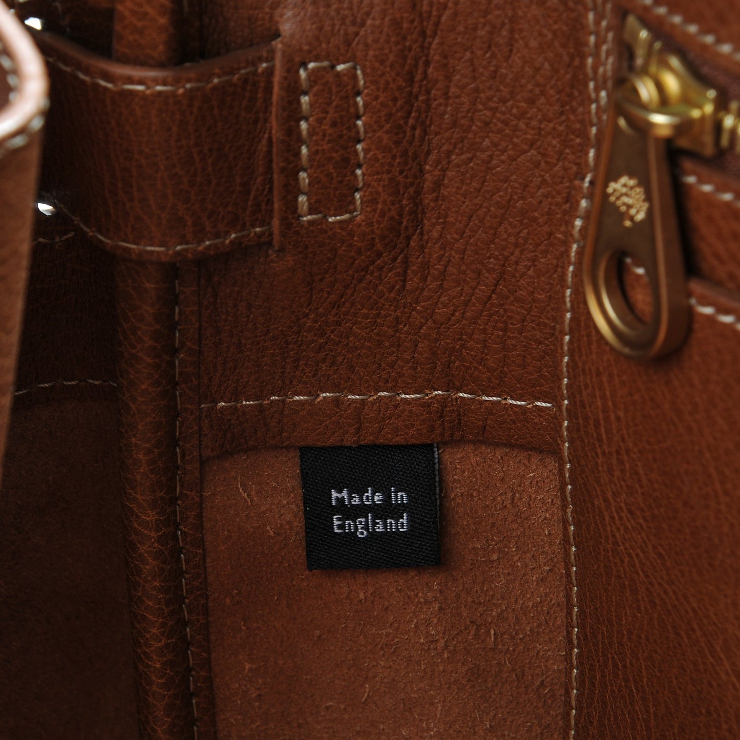 Natural Leather Bayswater Oak
