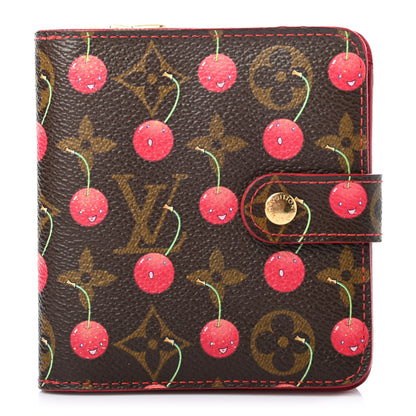 Louis Vuitton Monogram Cerises Compact Zippe Wallet 1 of 7
