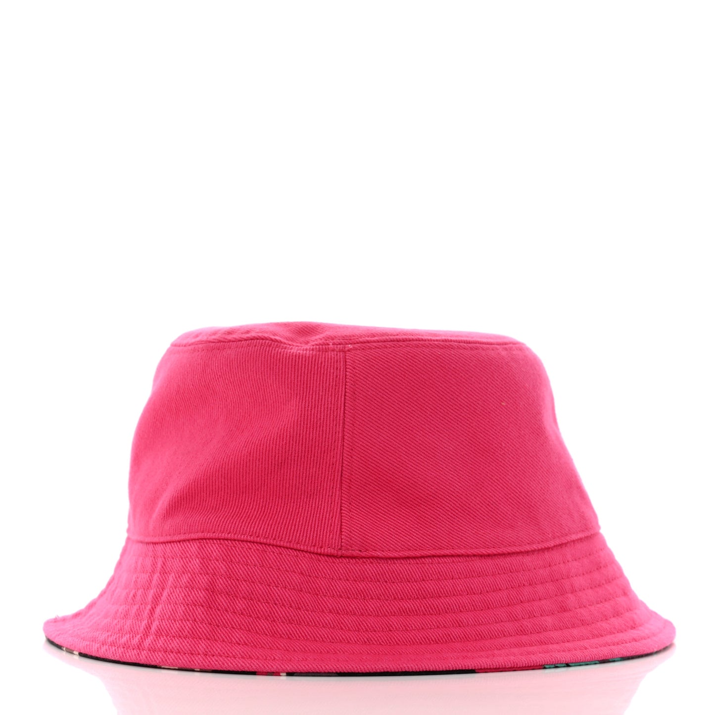Canvas Reversible CC Bucket Hat Fuchsia