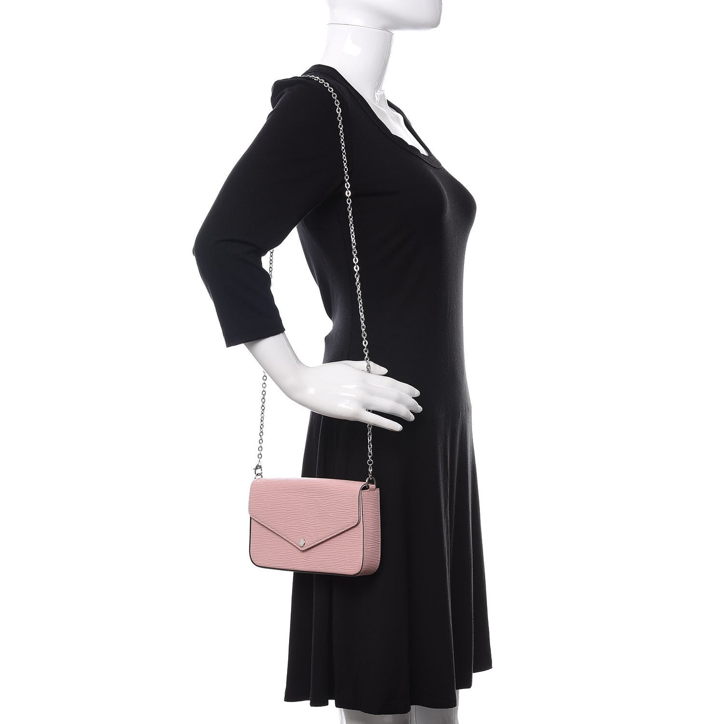 Epi Pochette Felicie Rose Ballerine