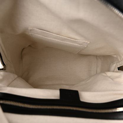 Gucci Calfskin GG Tennis Embossed Backpack Black 5 of 10