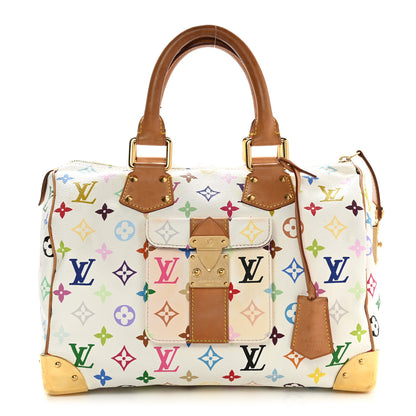 Louis Vuitton Monogram Multicolor Speedy 30 White 1 of 15