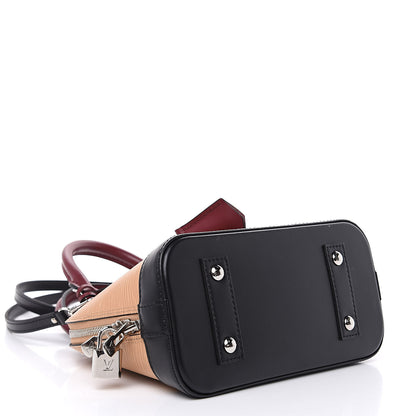 Louis Vuitton Epi Tri-Color Alma BB Vanilla Fuchsia Black 4 of 8