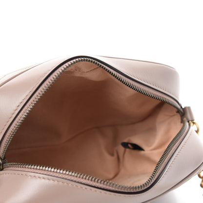 Gucci Calfskin Matelasse Small GG Marmont Chain Shoulder Bag Porcelain Rose 5 of 10