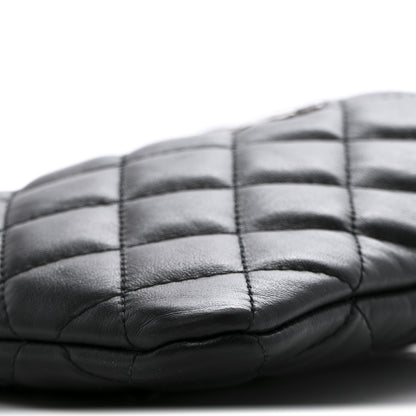 Chanel Lambskin Quilted Crossbody Bag Black 21 of 23