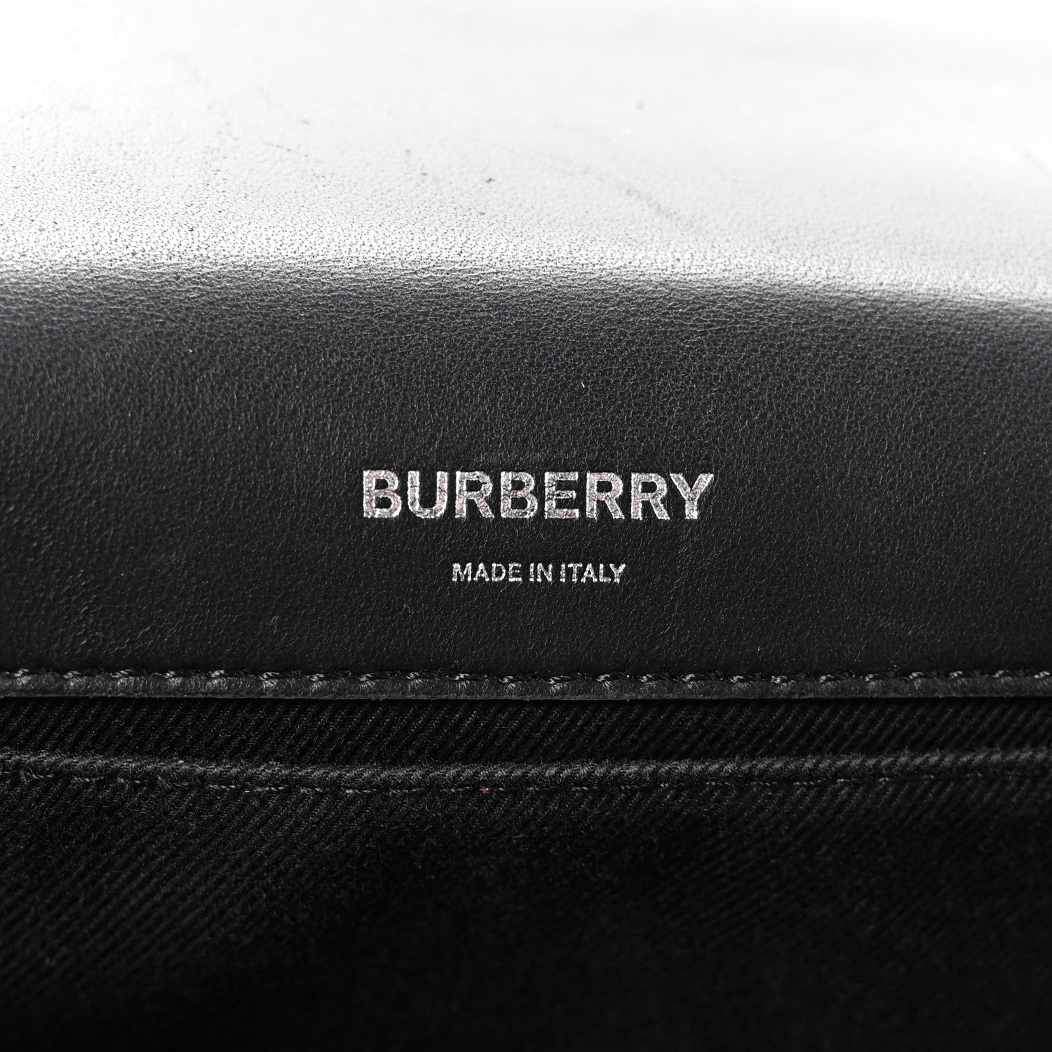 Burberry Calfskin Zebra Print Lola Bag Black White 6 of 11