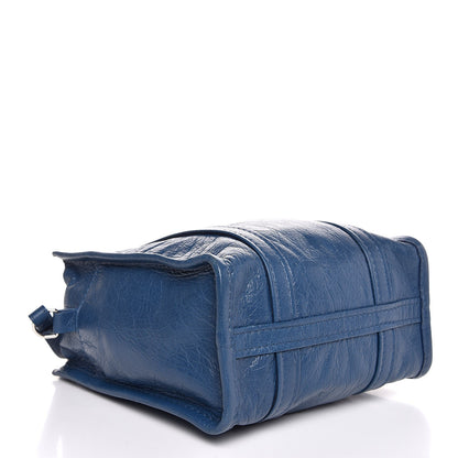 Balenciaga Agneau XS Bazar Shopper Tote Bleu Profond 5 of 8