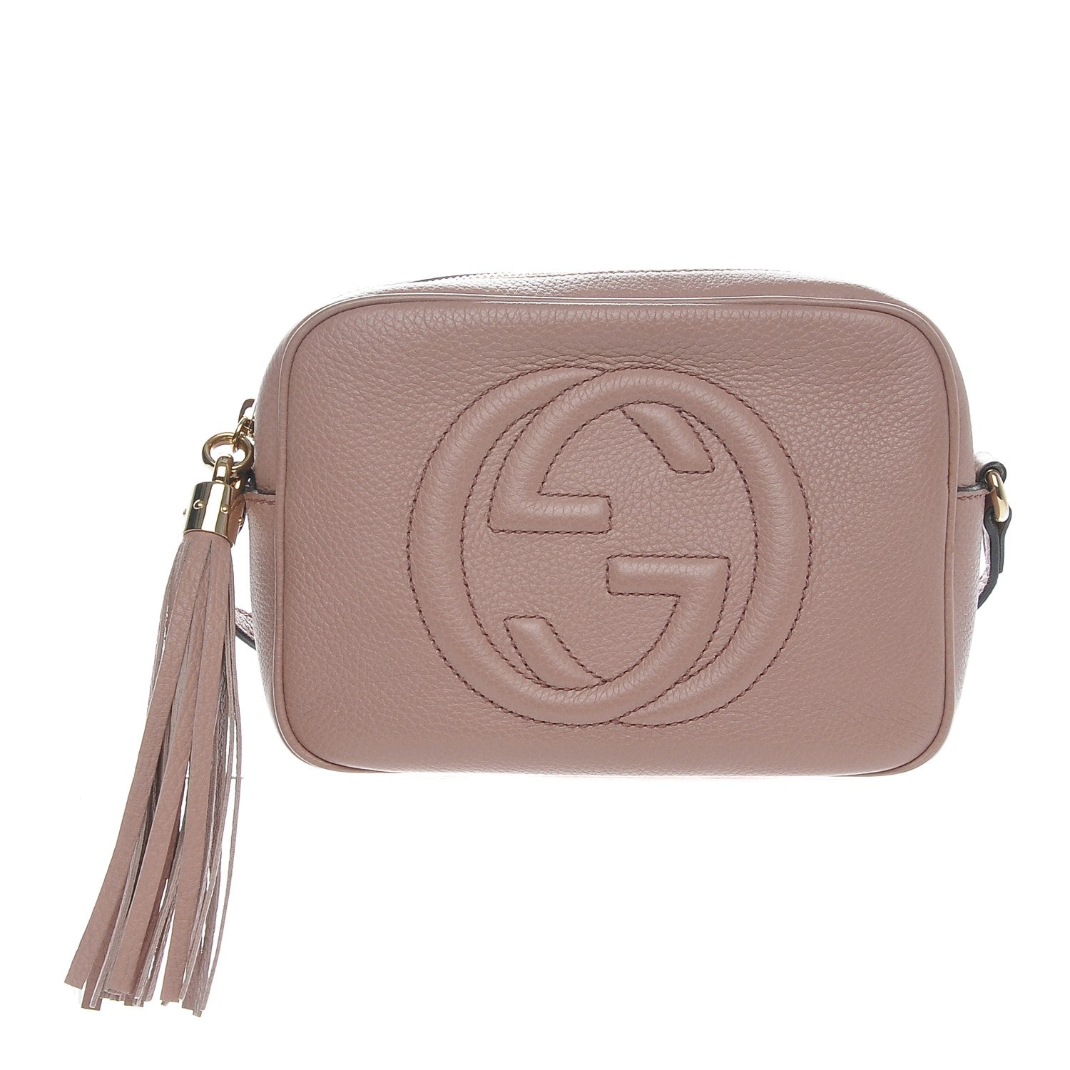 Gucci Cellarius Calfskin Small Soho Disco Bag Dark Cipria 1 of 7