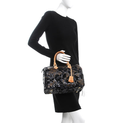 Louis Vuitton Monogram Fleur De Jais Sequins Speedy 30 2 of 12