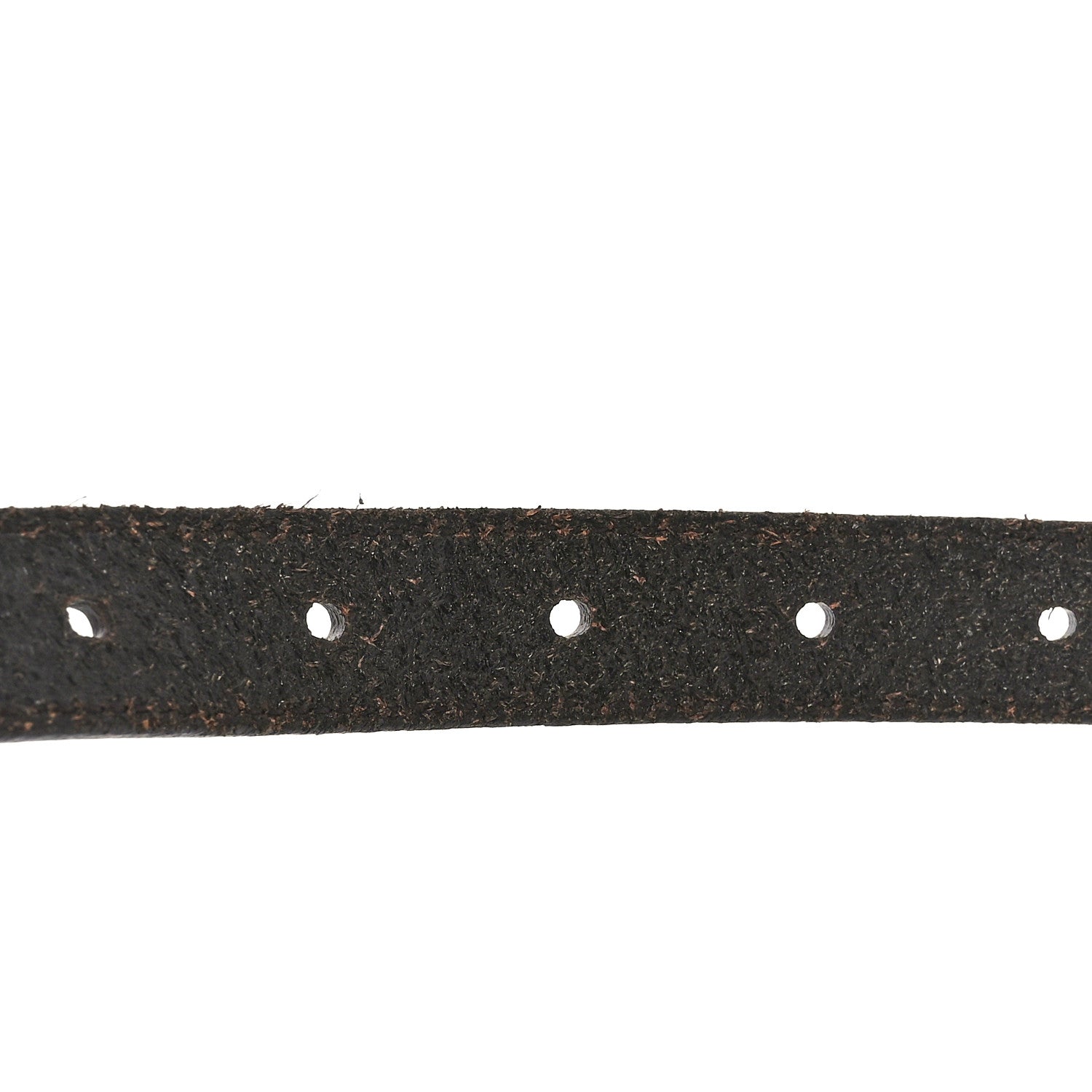 Saint Laurent Calfskin Monogram Narrow Square Buckle Belt 75 30 Brown 4 of 6