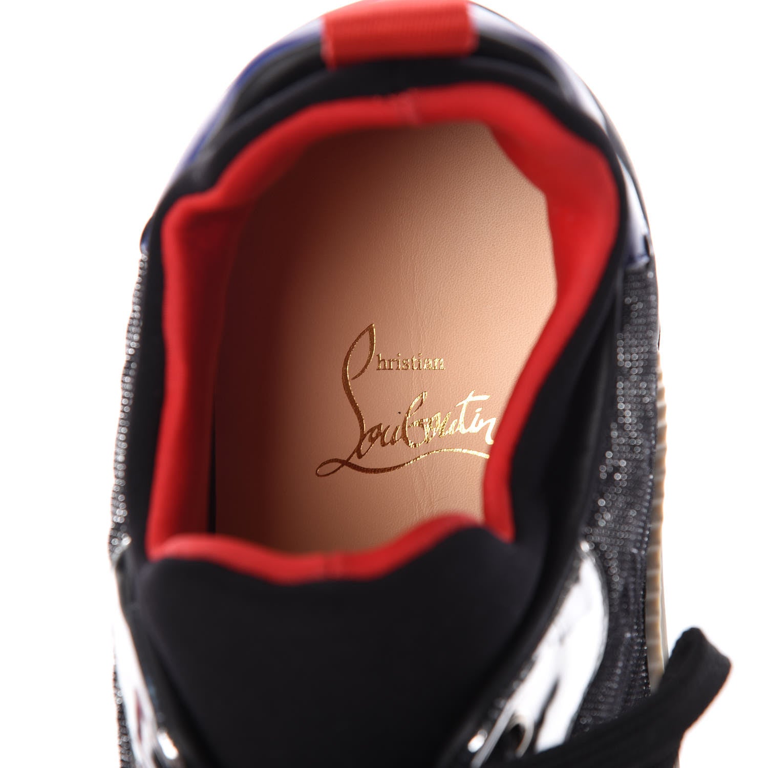 Christian Louboutin Calfskin Mesh Mens Aurelien Flat Sneakers 40 Multi 7 of 8