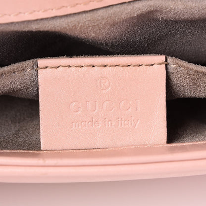 Gucci Calfskin Matelasse Mini GG Marmont Shoulder Bag Perfect Pink 6 of 7
