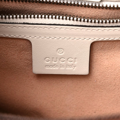 Gucci Calfskin Matelasse Small GG Marmont Tote White 6 of 23