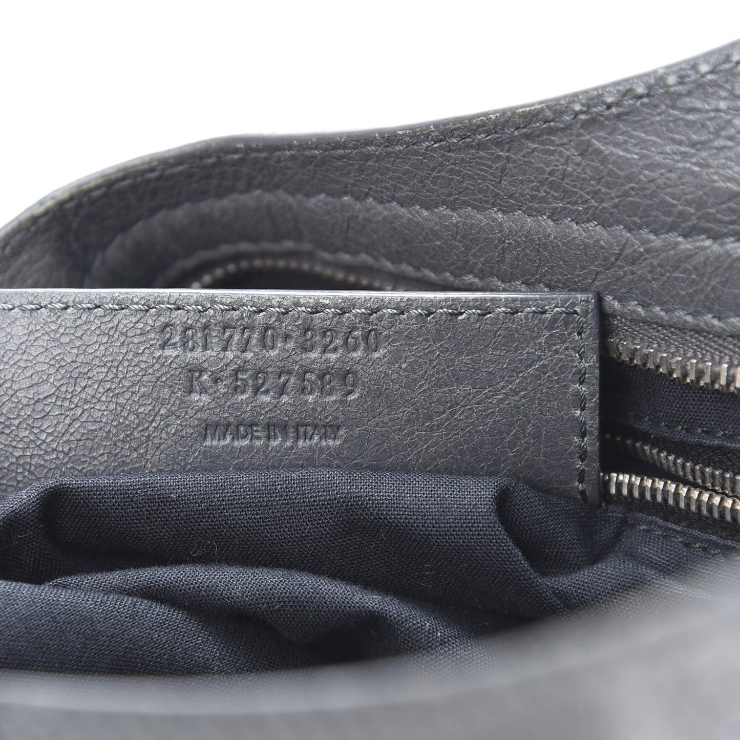 Agneau Giant 12 Silver Hardware Gris Tarmac