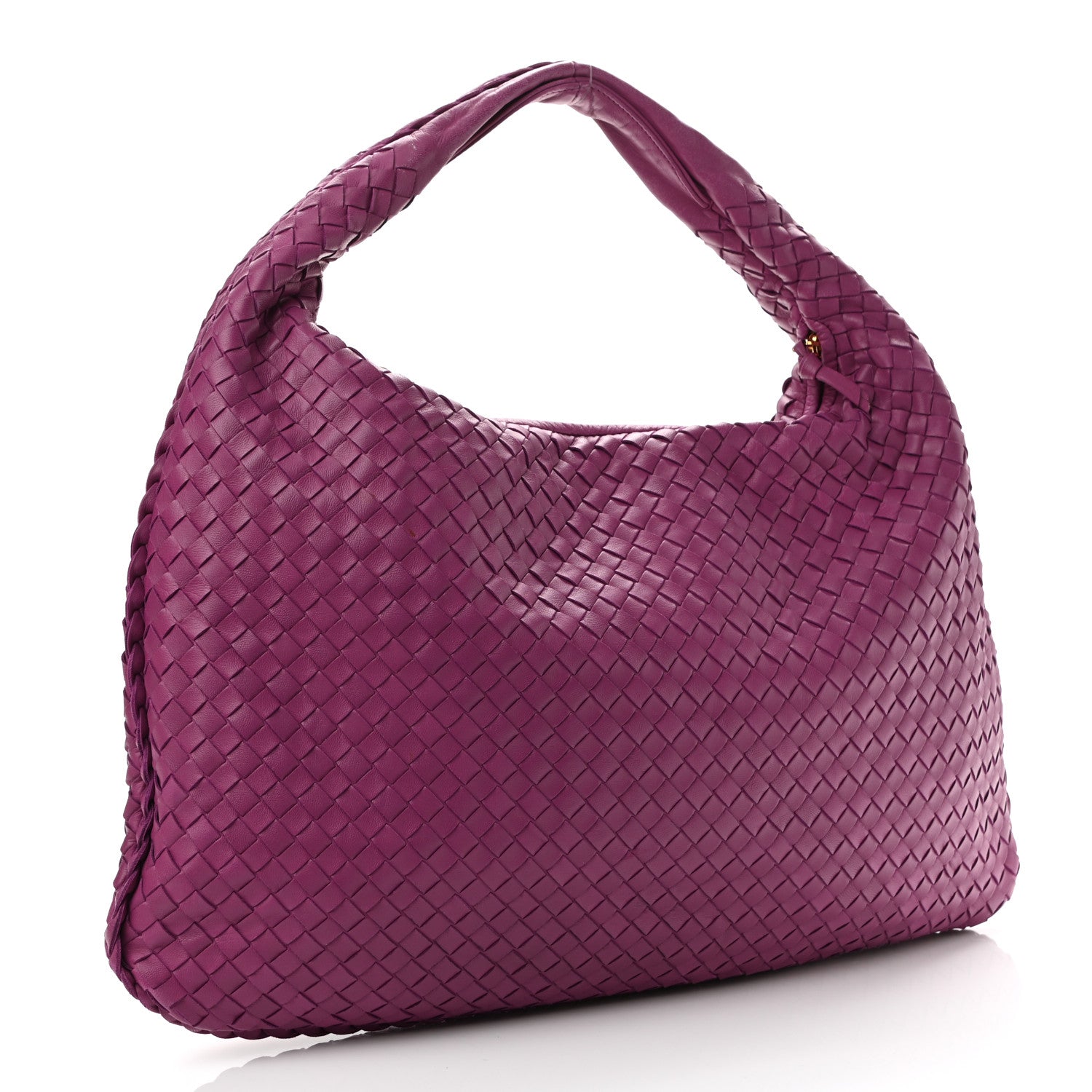 Bottega Veneta Nappa Intrecciato Large Veneta Hobo Orchid 3 of 12