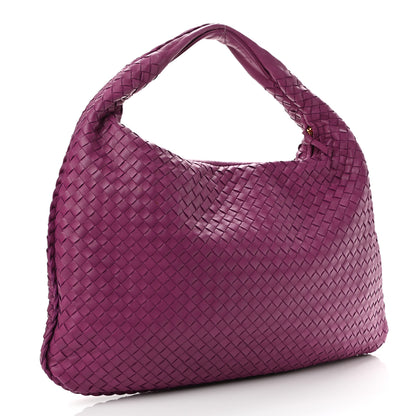 Bottega Veneta Nappa Intrecciato Large Veneta Hobo Orchid 3 of 12