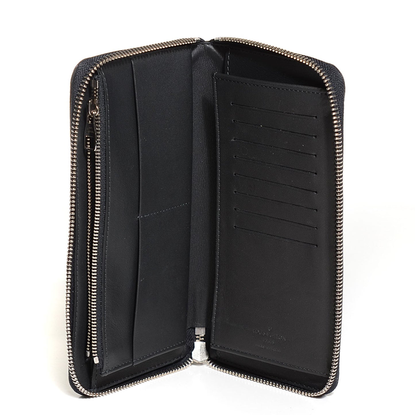 Damier Cobalt Zippy Wallet Vertical