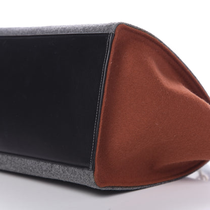 Celine Felt Smooth Calfskin Tri-color Medium Trapeze Brick 9 of 10