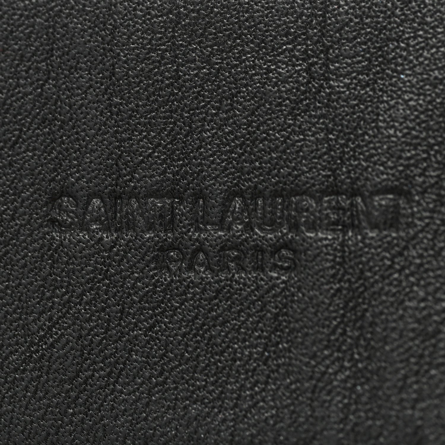 Saint Laurent Calfskin Monogram Bracelet Black 4 of 7