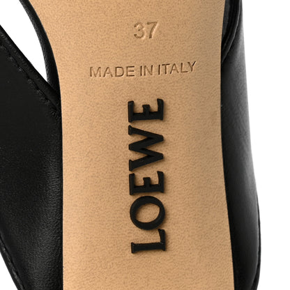 Loewe Lambskin Toy Panta 45mm Sandals 37 Black 9 of 11