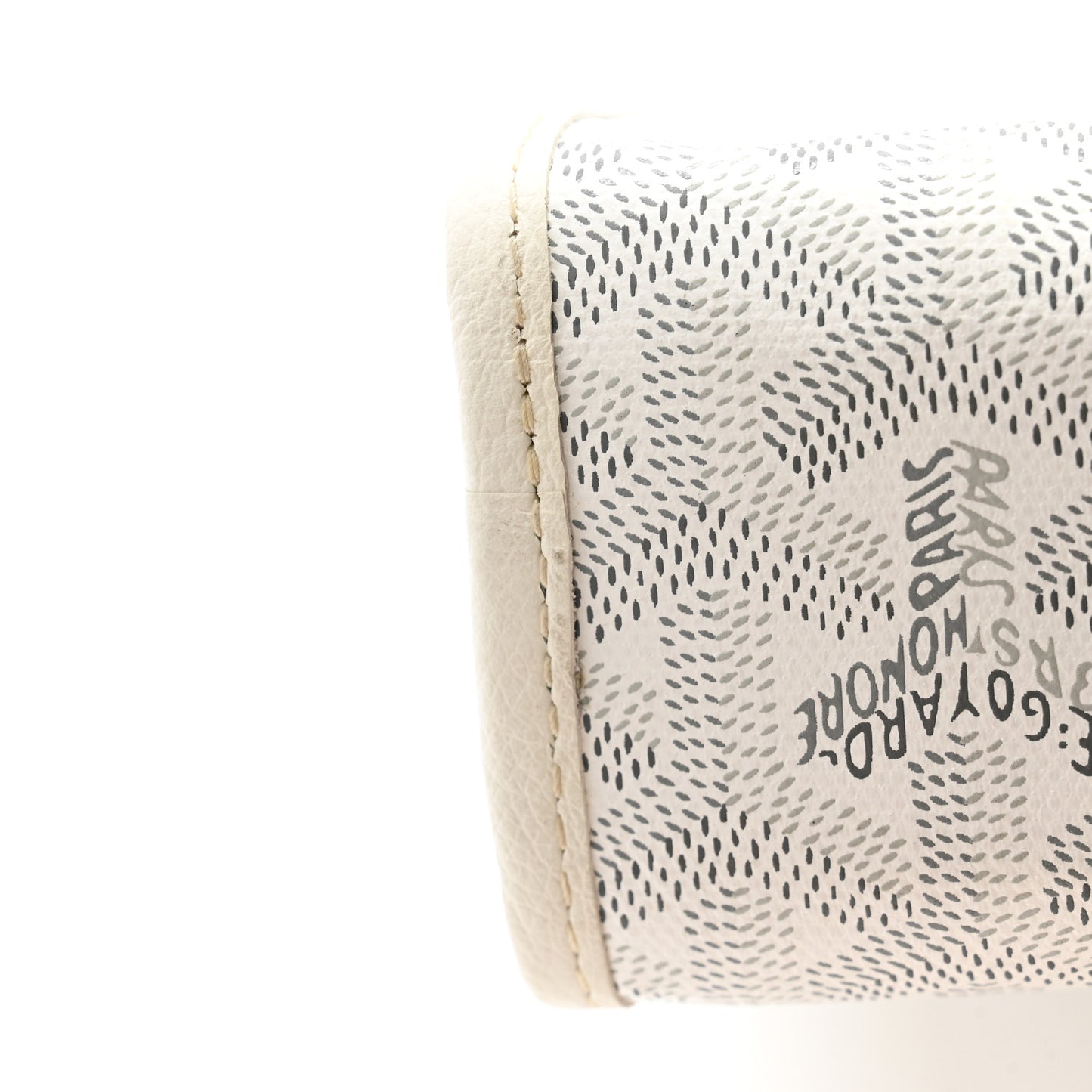 Goyardine Jouvence MM Toiletry Pouch White