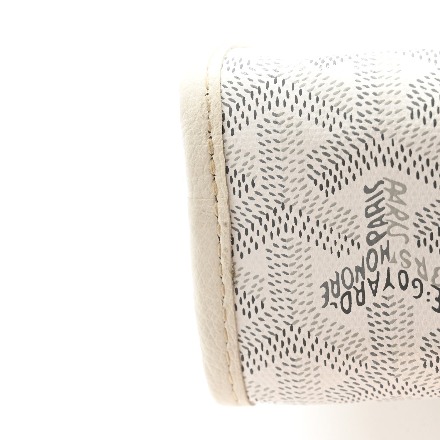Goyard Goyardine Jouvence MM Toiletry Pouch White 9 of 11