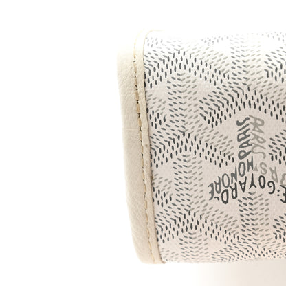 Goyard Goyardine Jouvence MM Toiletry Pouch White 9 of 11