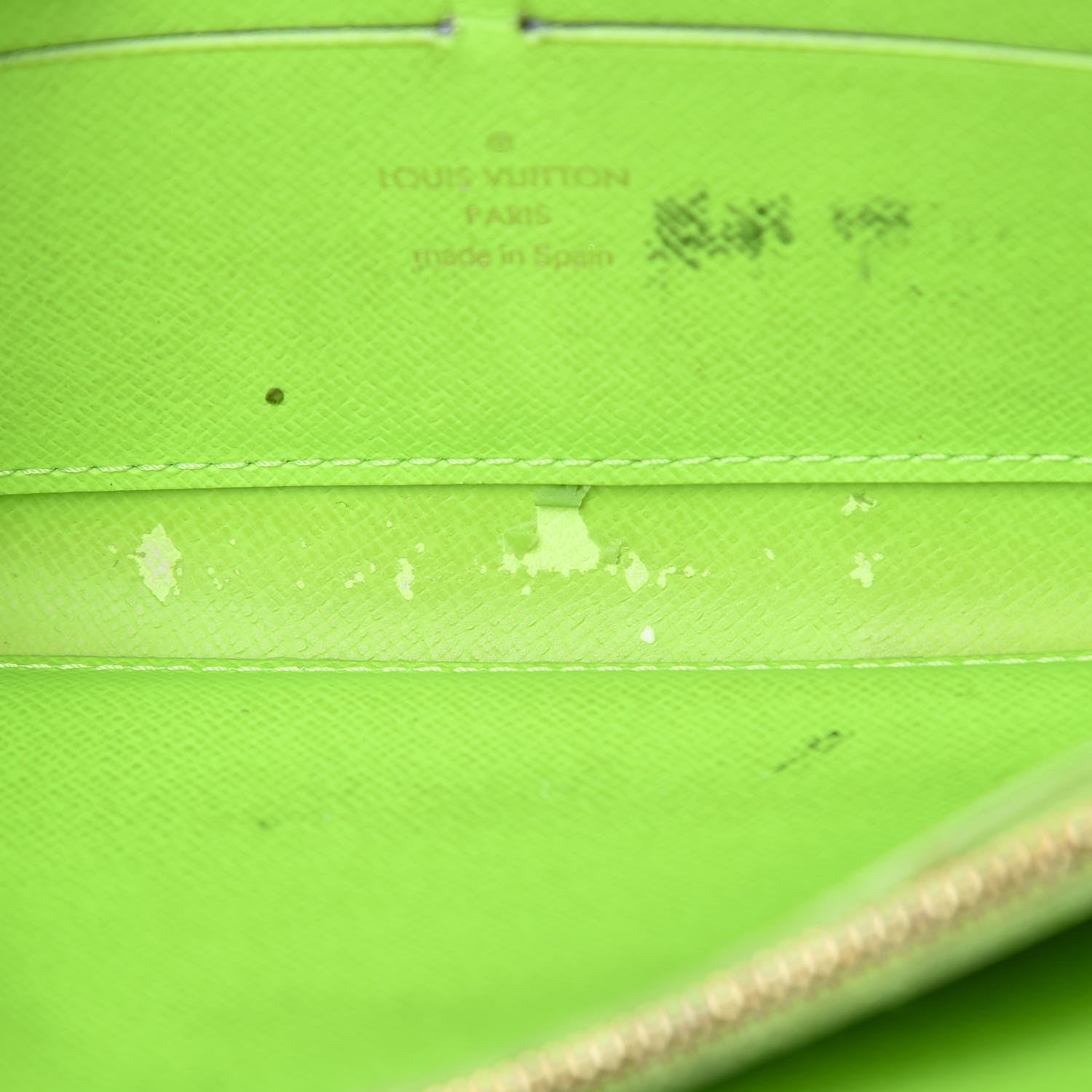 Louis Vuitton Monogram Graffiti Zippy Wallet Green 15 of 15