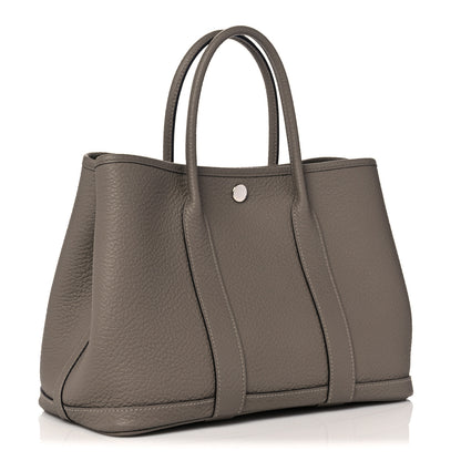 Hermes Vache Country Garden Party 30 TPM Gris Asphalte 3 of 9