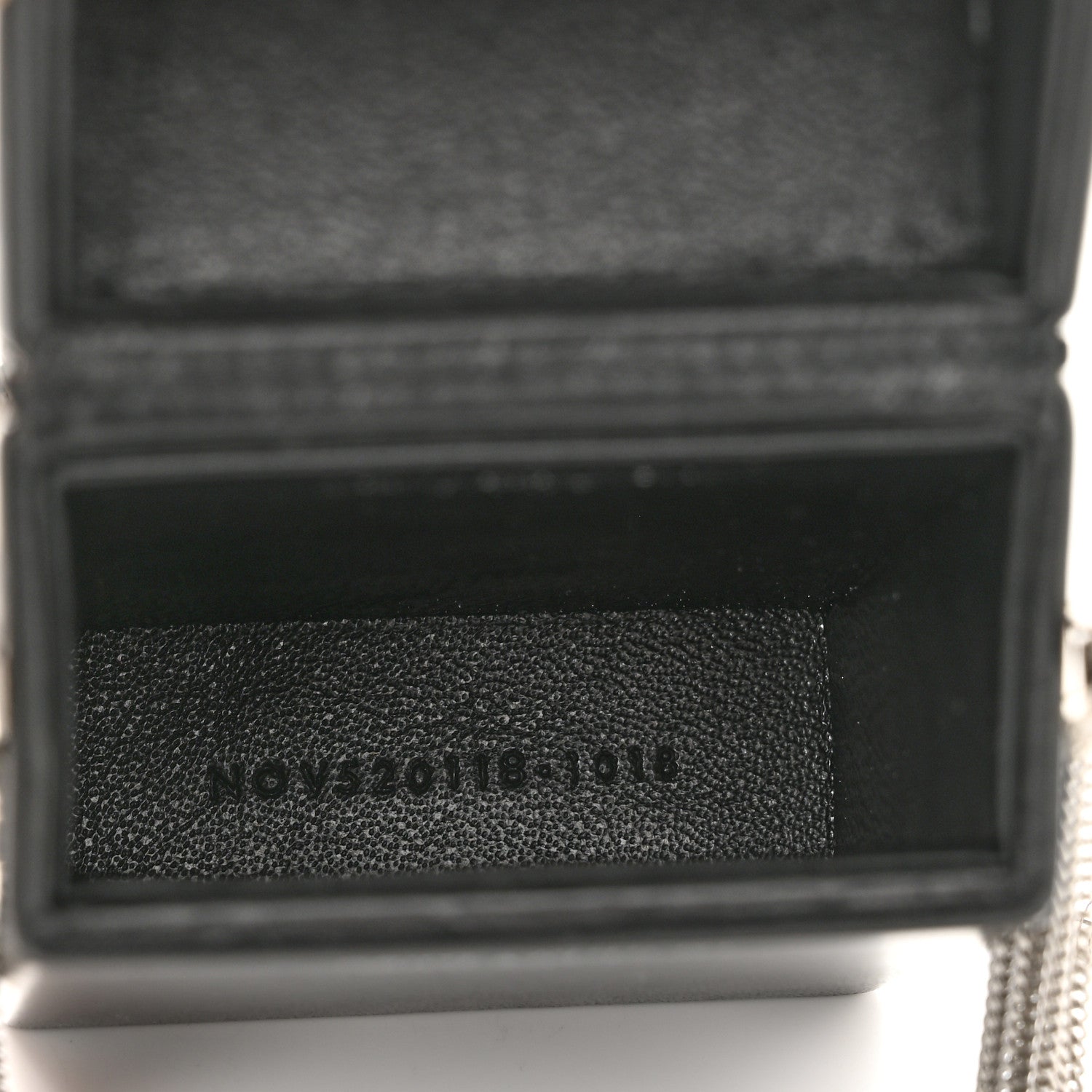 Saint Laurent Lambskin Smoking Box Crossbody Black 5 of 10