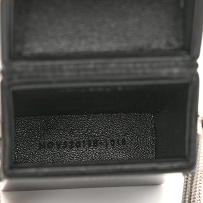 Saint Laurent Lambskin Smoking Box Crossbody Black 5 of 10