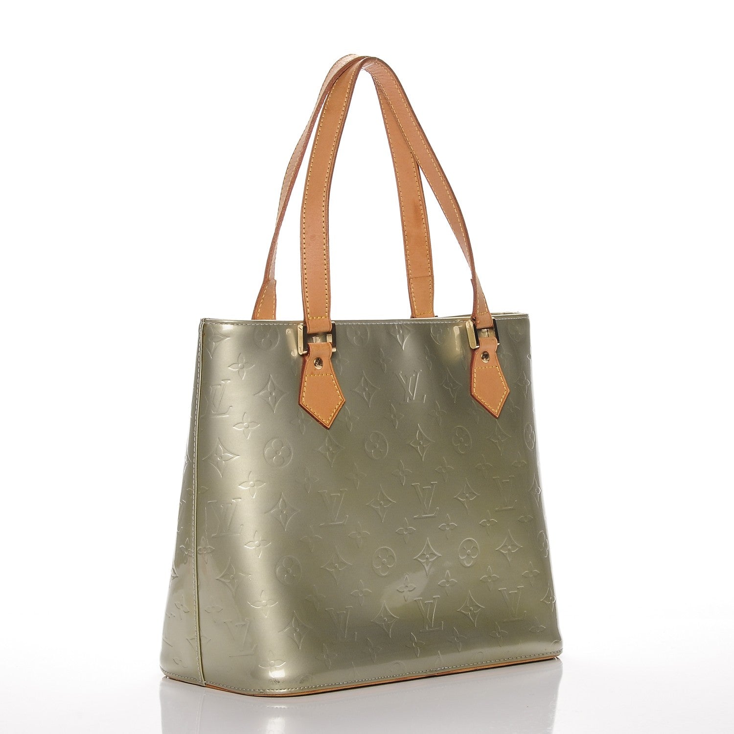 Louis Vuitton Vernis Houston Silver 3 of 9