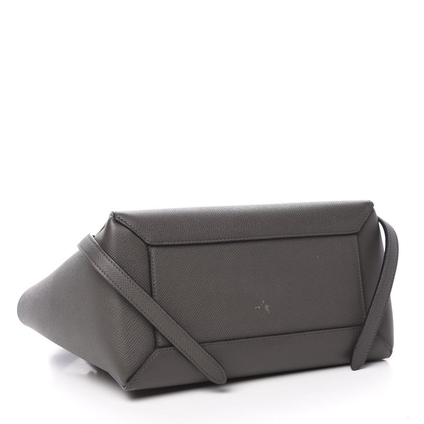 Grained Calfskin Micro Belt Bag Grey