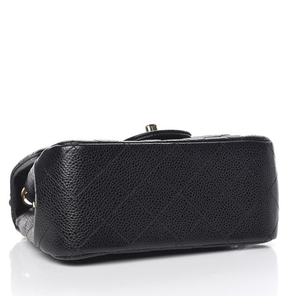 Chanel Caviar Quilted Mini Square Flap Black 4 of 10
