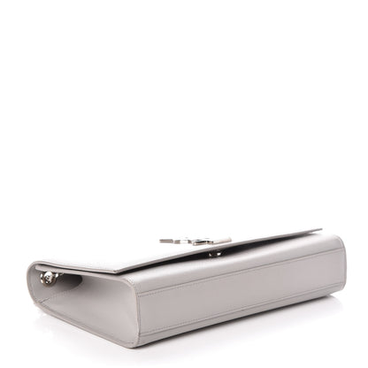 Saint Laurent Grain De Poudre Medium Classic Monogram Kate Satchel Souris 4 of 12