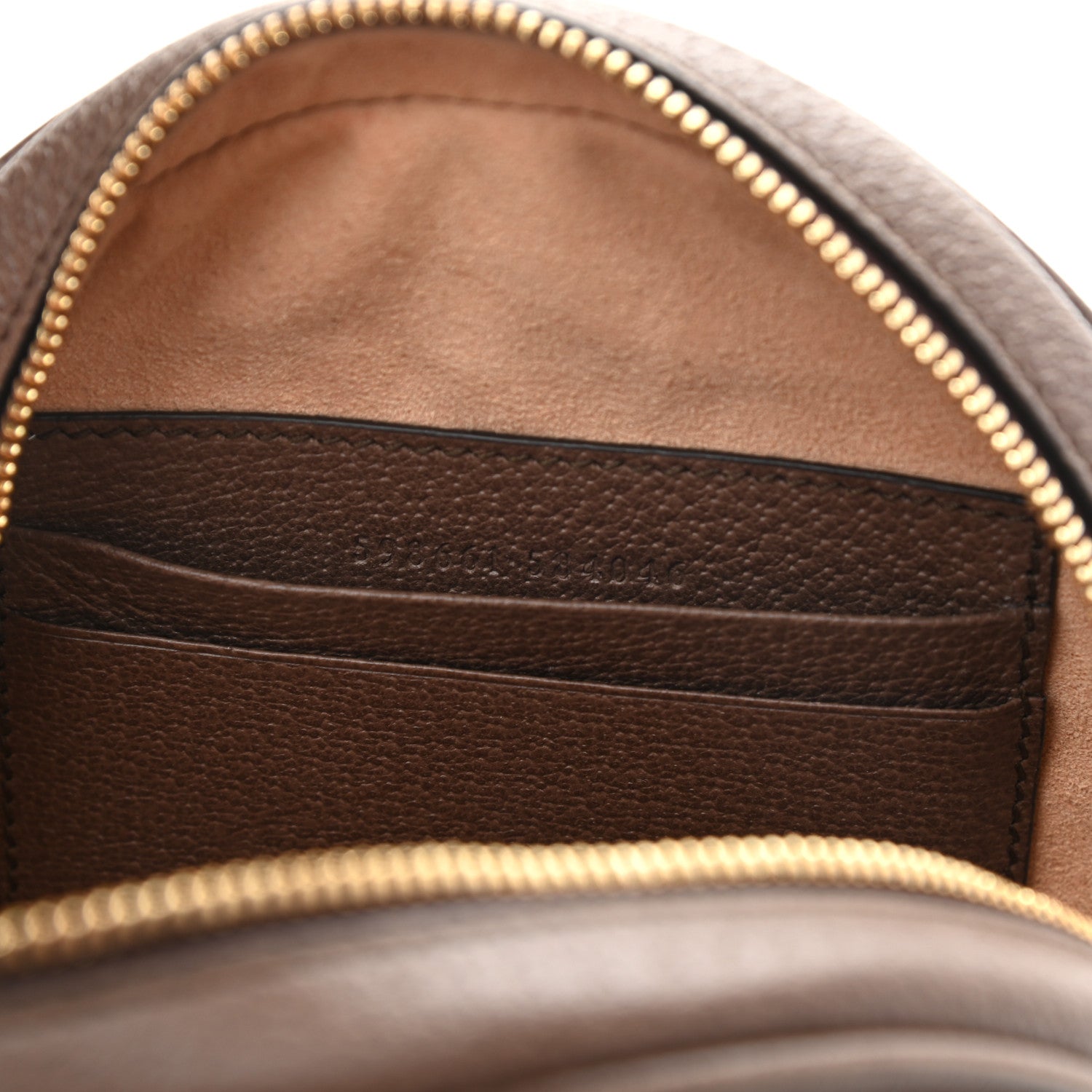 Gucci GG Supreme Monogram Web Mini Ophidia Round Backpack Brown 7 of 10