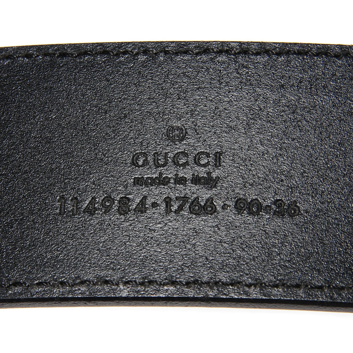 Gucci Calfskin Interlocking G 40mm Belt 90 36 Black 4 of 4