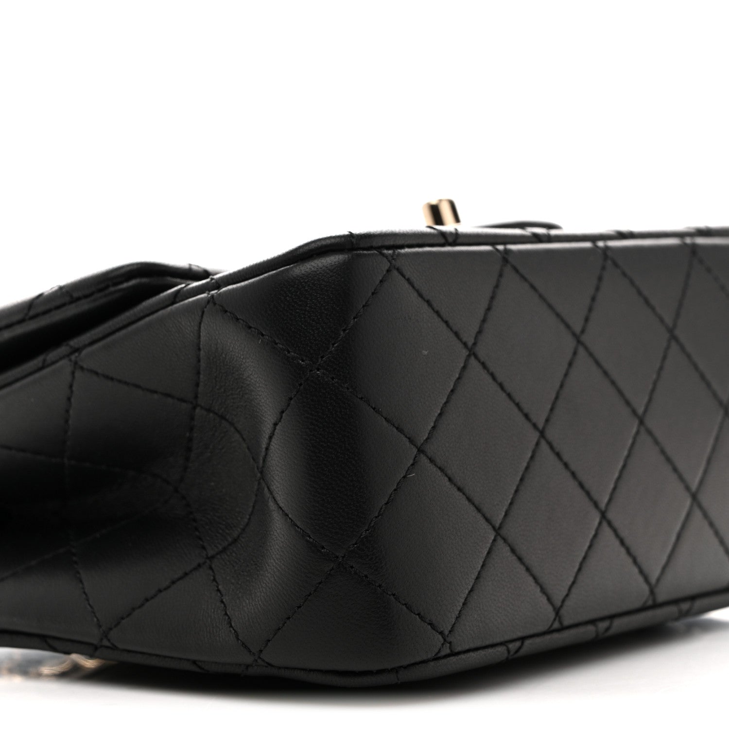 Chanel Lambskin Quilted Enamel Mini Pearl Crush Flap Black 9 of 11