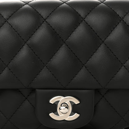 Chanel Calfskin Quilted CC Uniform Flap Belt Bag Black 9 of 11