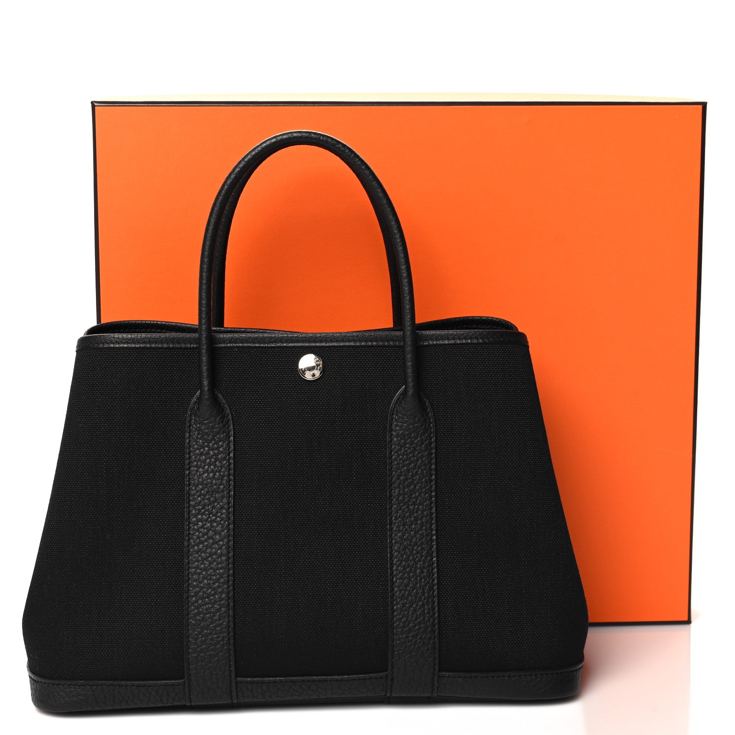 Hermes Toile Militaire Negonda Garden Party 30 TPM Black 10 of 10